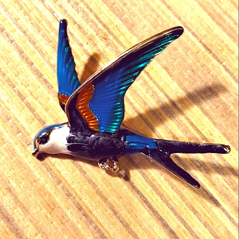Bird Brooch - Picture 2 of 2